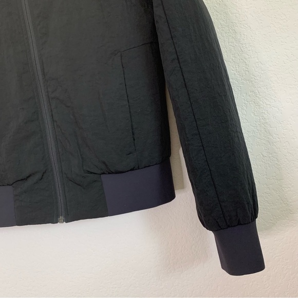 Lululemon womens black non stop full zip reversible bomber jacket 6 - Picture 11 of 14
